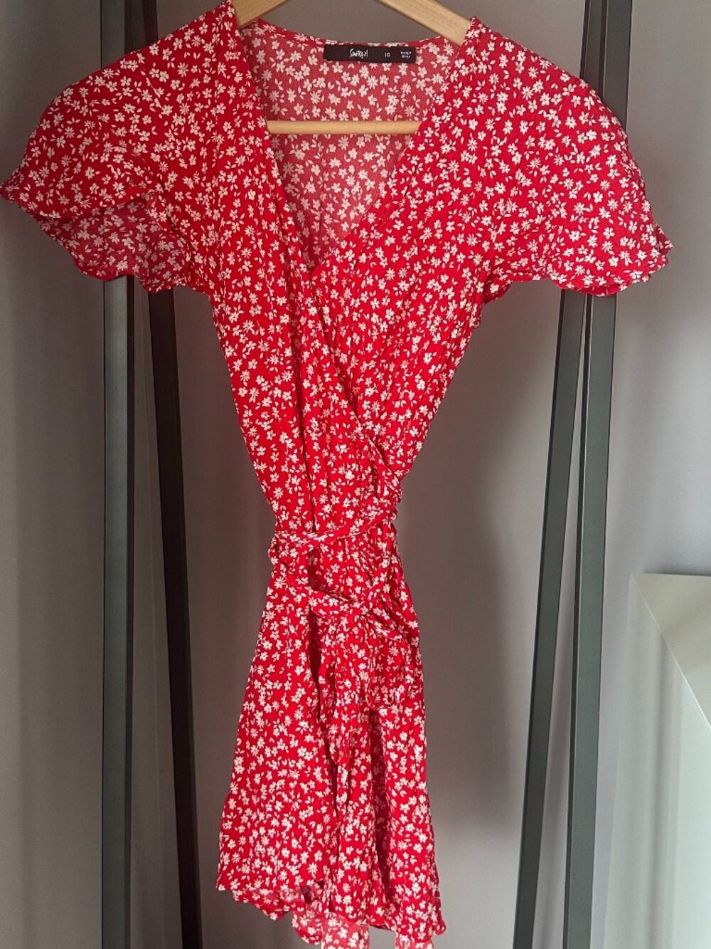 Sportsgirl Wrap Dress Beach Coverup, AUS size 10, US size 6